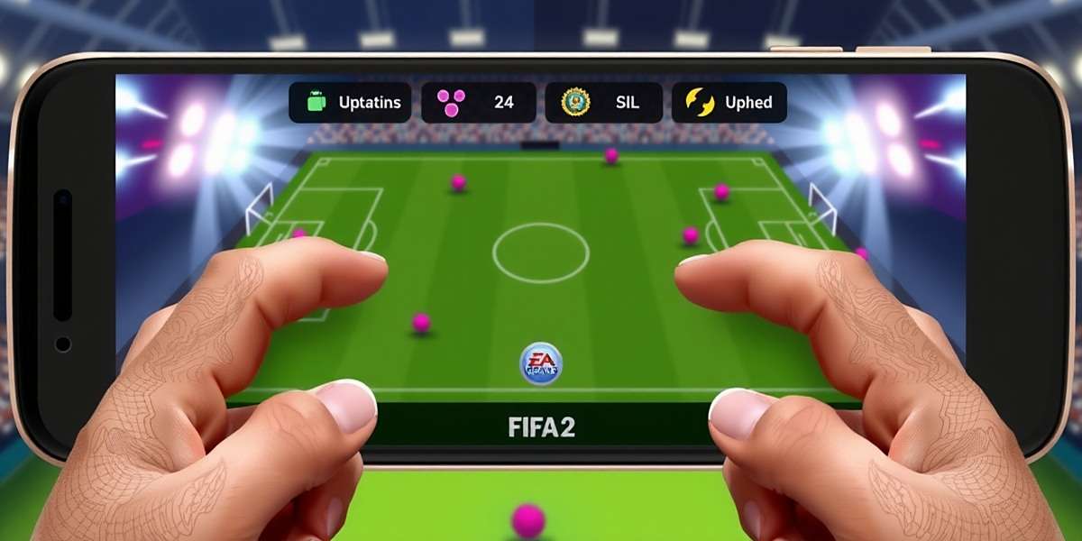 FIFA Mobile Mastermind - Touchscreen Controls FIFA Mobile Mastermind control interface showing touchscreen controls optimized for Indian mobile users